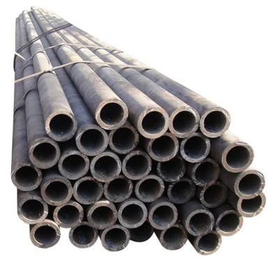 Black Round Metal Carbon ERW Steel Pipe