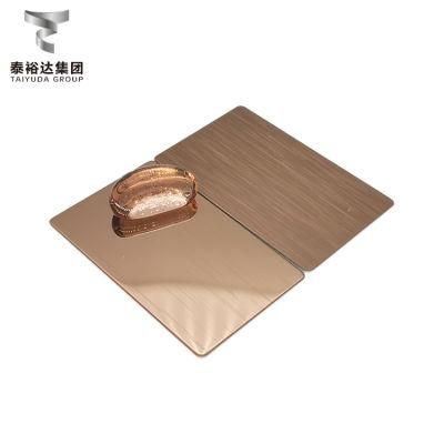 Hot Selling Cold Rolled AISI 316 A240 A480 A554 A276 No. 1 2b Ba No. 4 8K Rose Mirrior Hairline Hl Stainless Steel Sheet
