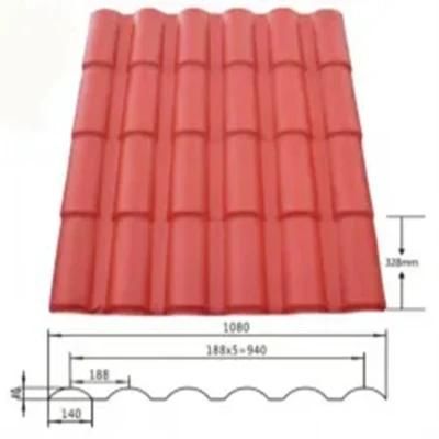 High Quality Corrugate Roof Tile Plastic Tiles for Roof Light PVC Resin Roof Sheet Tile