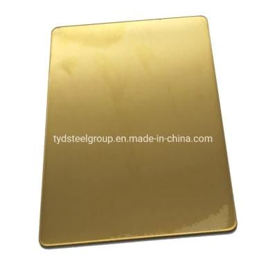 Best Standard Cooper PVD Color Coated 316L 2b Ba Vibration Decoration 4X8 Inox Austenitic Stainless Steel Sheet