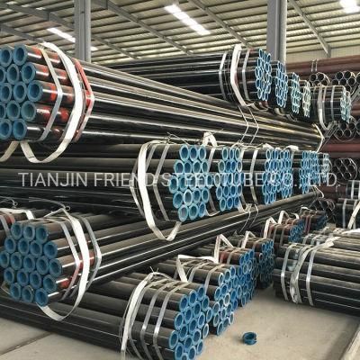 ASTM BS 1/2--8 Inch Construction Carbon Black Steel Pipe