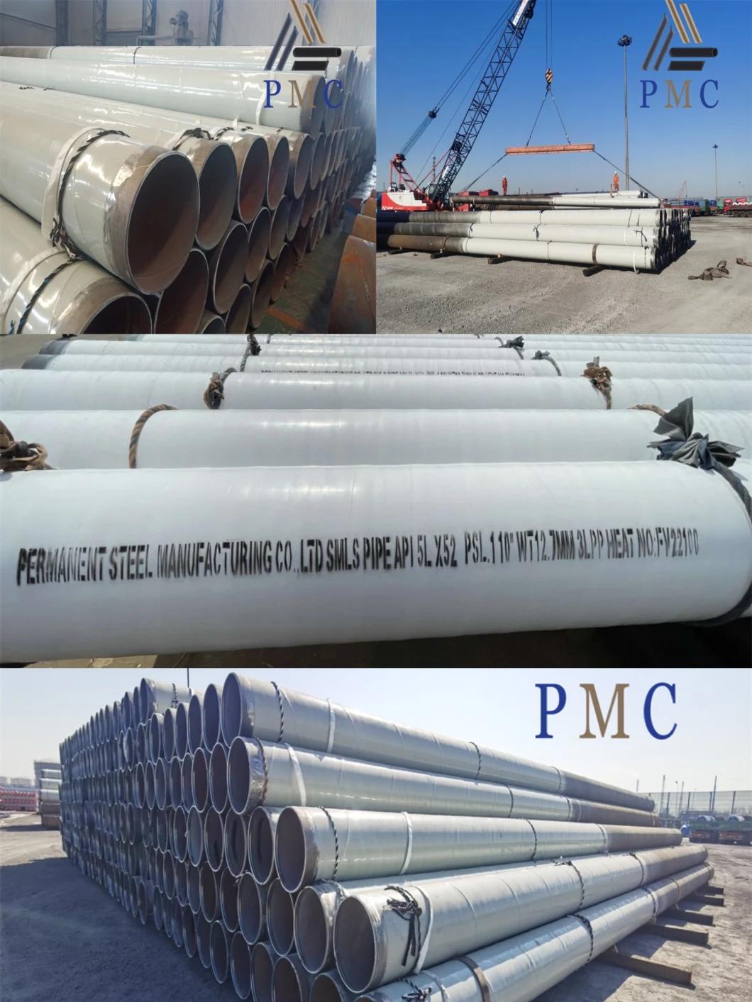 API 5L Gr. B X42 X52 X56 X60 X65 X70/ASTM A53/ASTM A106/St52/JIS Psl1/Psl2 Seamless Carbon Mild Steel Carbon Steel Pipe