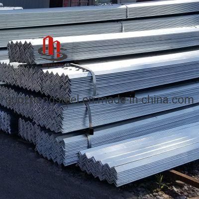 Prime Hot Rolled Galvanized Mild Steel Equal Angle Iron Steel Angel Bar