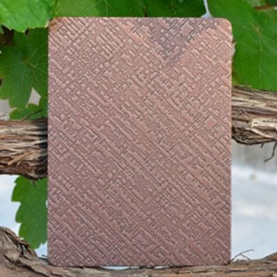 Stainless Steel Decorative Color Sheet Anti-Finger Print Hairline Antique Bronze Colored Stainless Steel Sheets