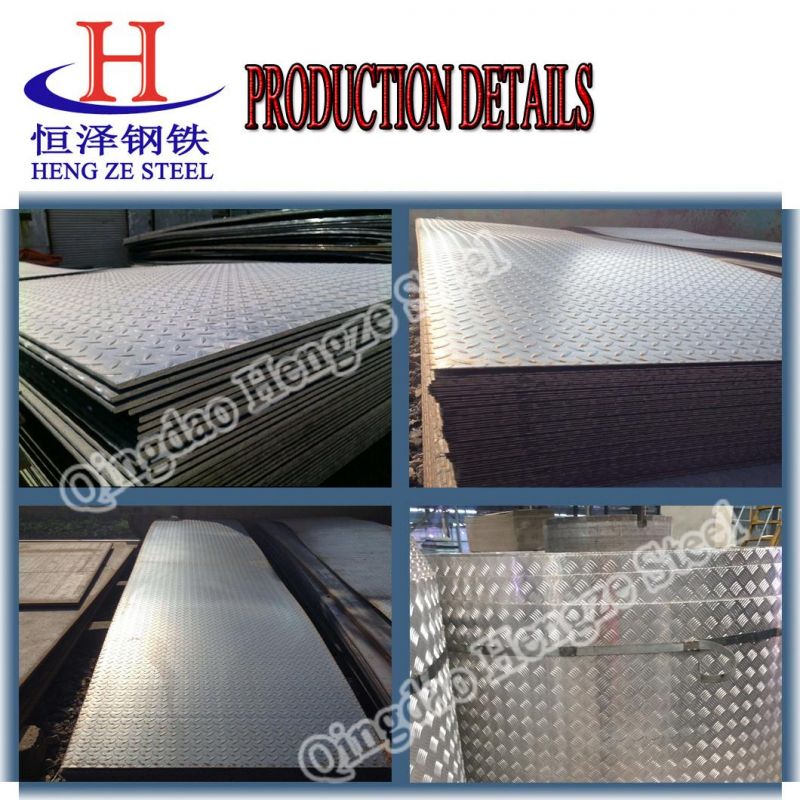 Anti-Slip Hot Rolled SS304 Stainless Checkered Steel Plate