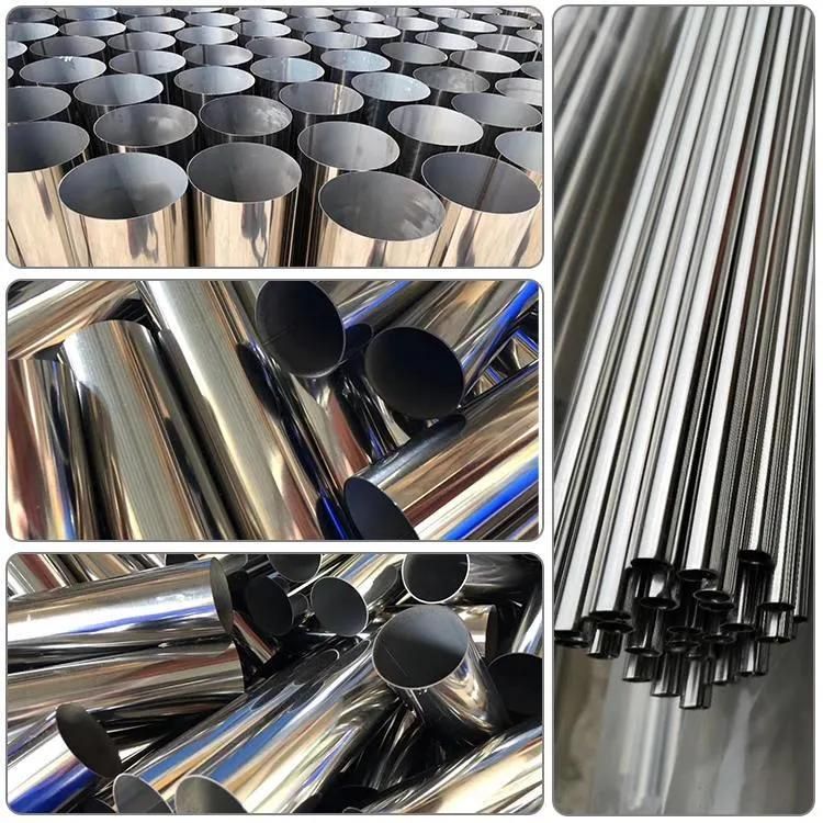 Manufacture Cold Rolled Polished 0.12-2.0mm*600-1500mm 202 304 316 Tube 430 Stainless Steel Pipe