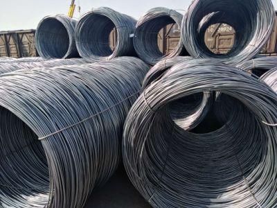 5.5mm 6.5mm SAE1008 Low Carbon Prime Hot Rolled Steel Wire Rod Price in Coils