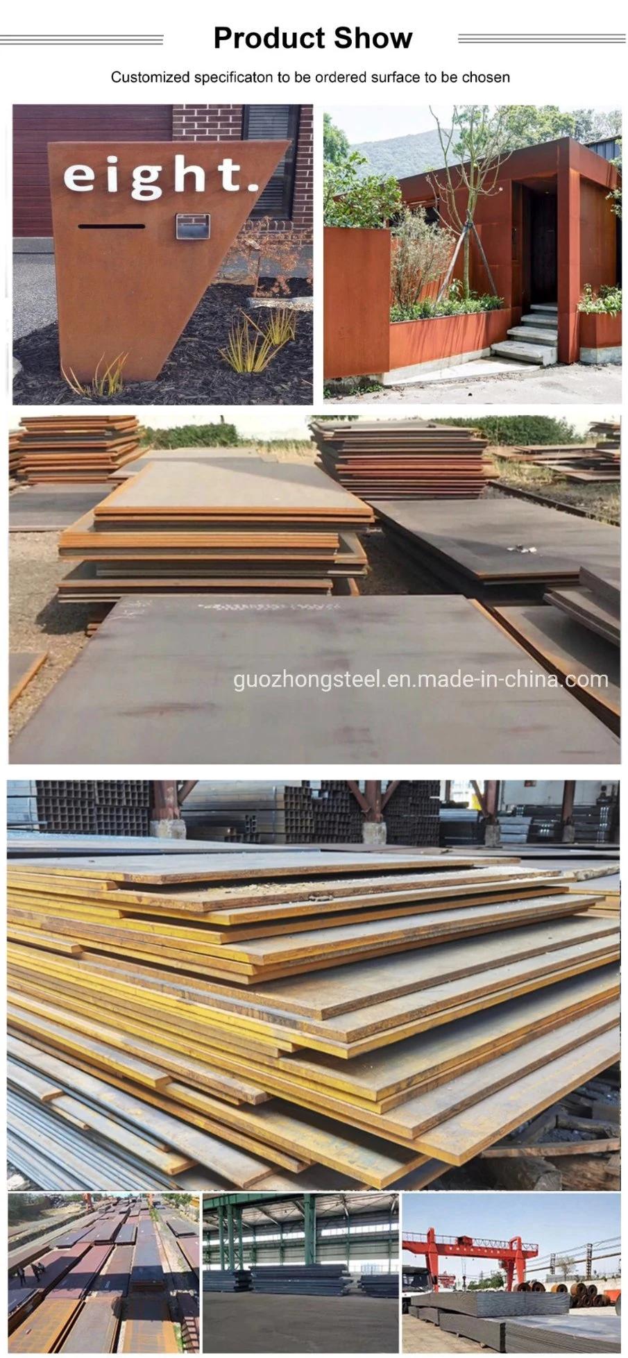 Hot Rolled Atmospheric Corrosion Resistant Corten a Corten B Corten Steel Sheet