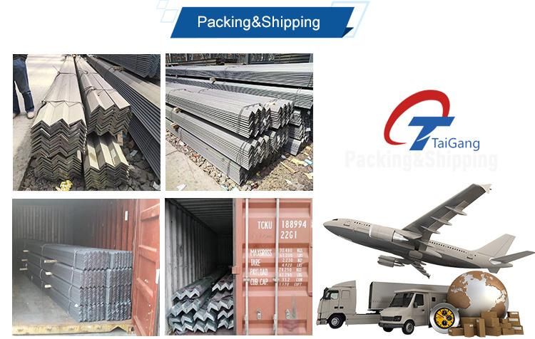 ASTM DIN En 201 Grade Cold Rolled Stainless Steel Corrosion Resistance Angle Bars for Building