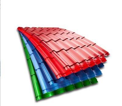 High Quality 0.45mm Steel Color Coated Corrugated Plate 0.4mm Thick Roofing Zinc Sheet Galvanized Prices