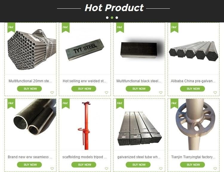 Welded Gi Galvanized Steel Pipes Carbon Square /Rectangular Hollow Section Steel Tubes in China