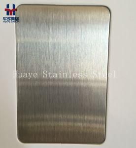 Hairline Satin Brushed Finished Stainless Steel Decorative Sheet Plate for Interior Decor Elevator Door Wall