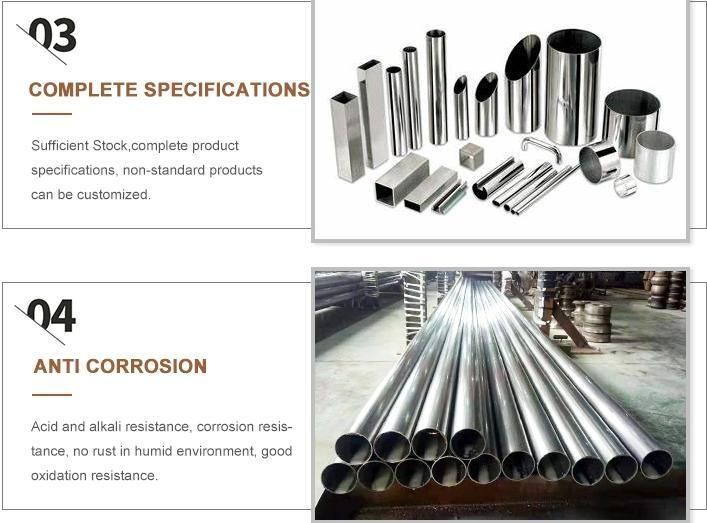 304/304L/316316L/347/32750/32760/904L A312 A269 A790 A789 Stainless Steel Pipe Welded Pipe Seamless Pipe