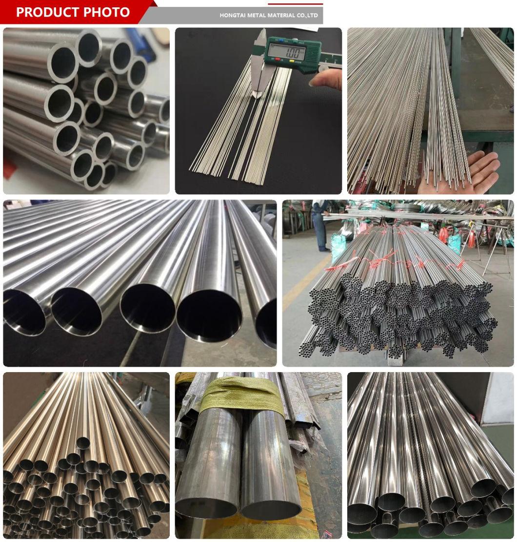 Customized Welded Seamless Round Square 201/316L/321/310S/904L/2205/2507/Monel/304 Stainless Steel Tube Pipe in Stock