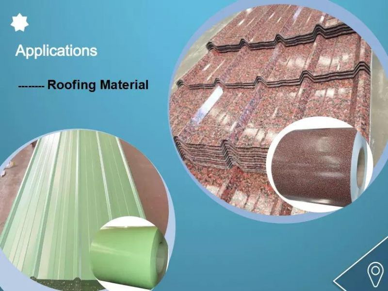 PPGI Galvanized Iron Sheet PPGI Galvanized Steel Coil Corrugated Roofing Sheets