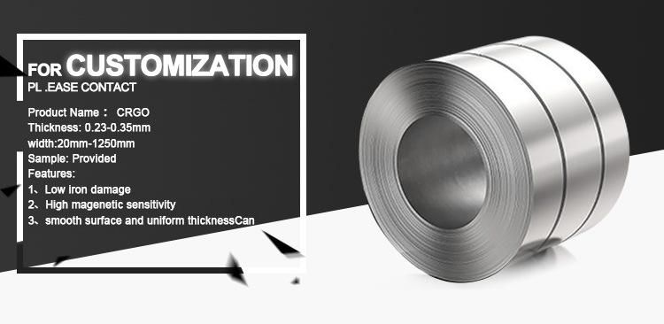 Oriented Silicon Steel Strip CRGO Steel Sheet of Silicon Core for Transformer Iron Sheet