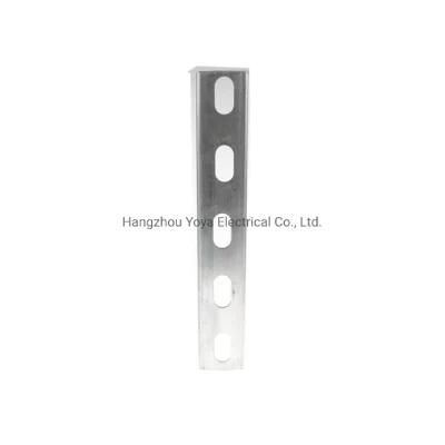 Yoya Galvanized Steel Strut Channels Slotted Unistrut Channel Electrical C