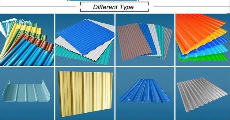 Colorful Roofing Steel Corrugated Steel Sheet PPGI PPGL Colored Cold Rolled Roofing Sheets Prefab Houses Price