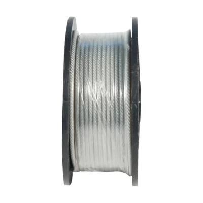 T316 Stainless Steel Wire Rope 7X7 1/8&quot; Aircraft Cable for Deck Cable Railing