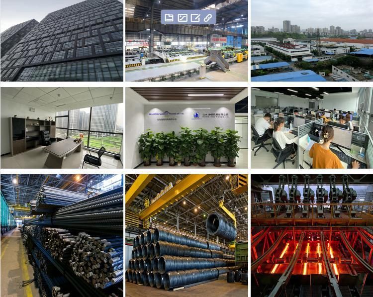 Ss400 Hrb 400 500 8mm 10mm 12mm 16mm 25mm Deformed Steel Rebar Reinforcing Steel Bars Iron Rod