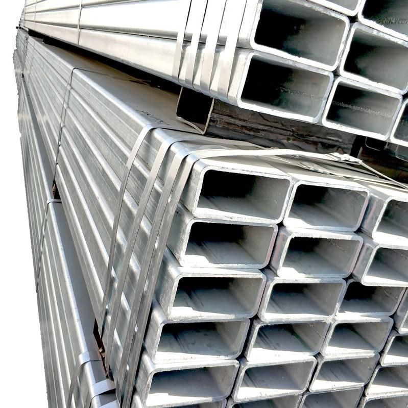 High Quality Q195 Q235 Pre Galvanized Square Hollow Section Steel Tube and Gi Square Pipe Rectangular Steel Pipe