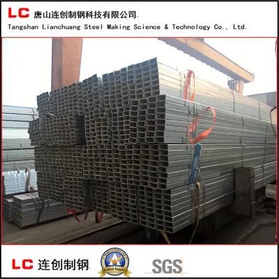 Hot Dipped Galvanized Rectangular Pipe Znic Coating 275G/M2