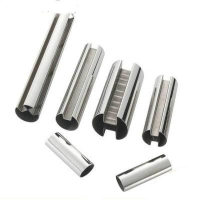 Best Selling 4 Inch 304 409L Material Single and Double Groove Shaped Stainless Steel Special Shaped Tube Pipe