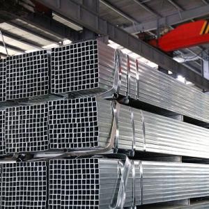 Standard Sizes Zinc Coated Square Galvanized Steel Pipe