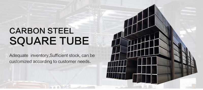 Shs Rhs ERW Seamless Black Carbon Square/Rectangular Steel Pipe/Tube