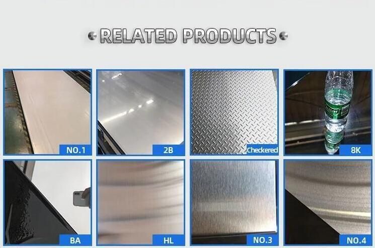 AISI 304/316 Stainless Steel Sheet/Plate2b/Ba with PVC Film