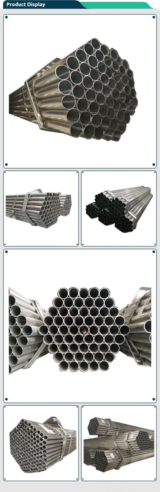 ERW Welded Pre Galvanized Steel Square Pipe Hot Sell