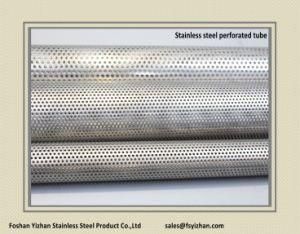 Ss409 76*1.6 mm Exhaust Stainless Steel Perforated Tubing