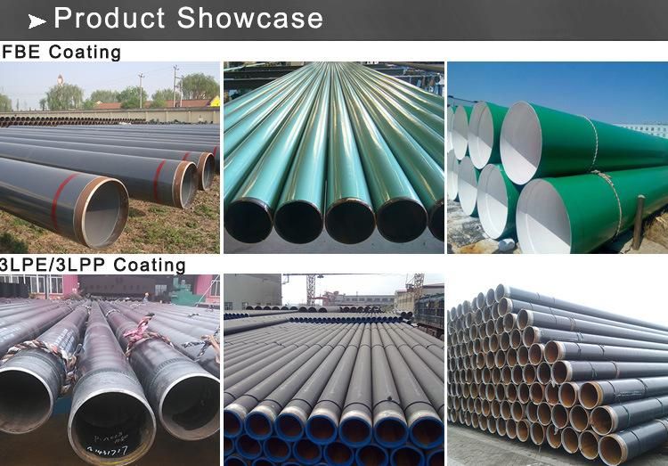 API 5L Gr. B X42/52/60/65/70 External 3lpe 3lpp Fbe Coating or Coated Carbon Steel Pipe