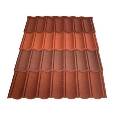 Roof Tiles 0.4mm Light Weight Roofing Sheet Zinc Steel Galvalume Colour Stone Coated Metal Roof Tiles