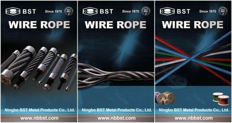 4, 0mm, Type: 6X12 (3+9) +1X12 (3+9) Galvanised Steel Wire Rope