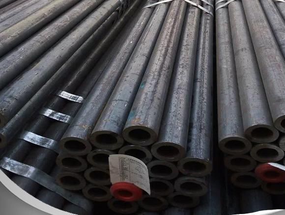 Standard Length Manufacturer Black Carbon ERW Steel Pipe
