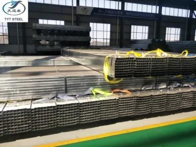 Thin Wall Pre Galvanized Pipe Square Rectangular Fence Steel Tube