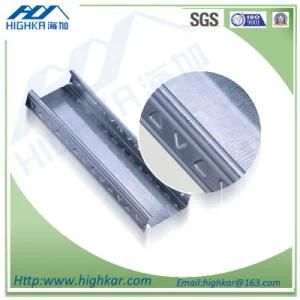 Galvanized Light Steel Keel Profile Covering and Supporting Channel