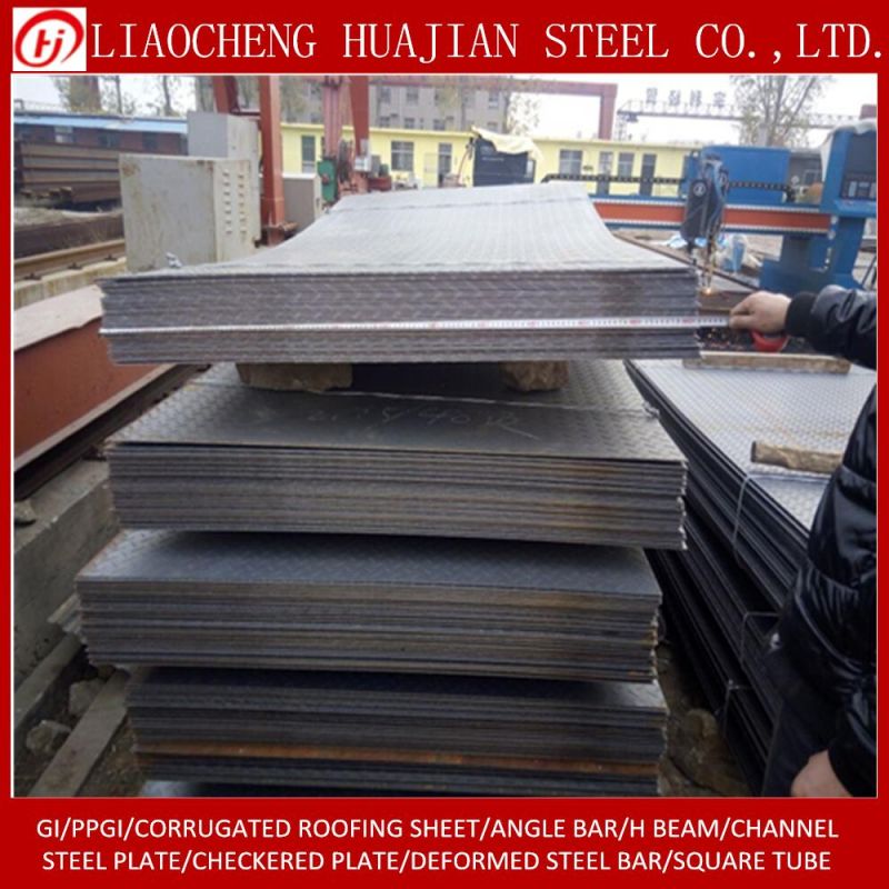 1.8~10mm Thickness Mild Steel Iron Carbon Metal Plate Checkered Sheet