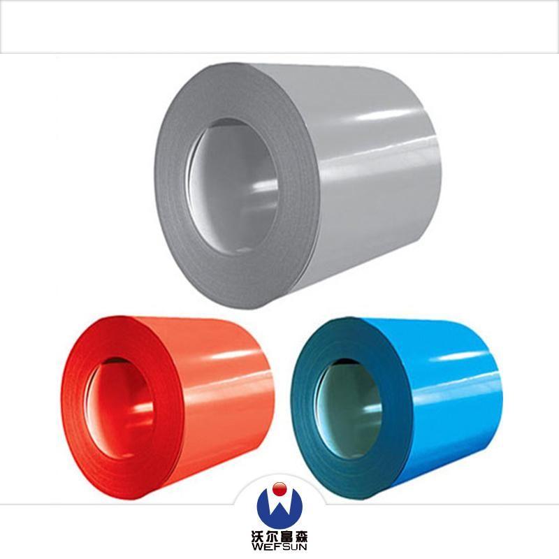 Color Coated Steel PPGI Galvanized / Galvalume Coil