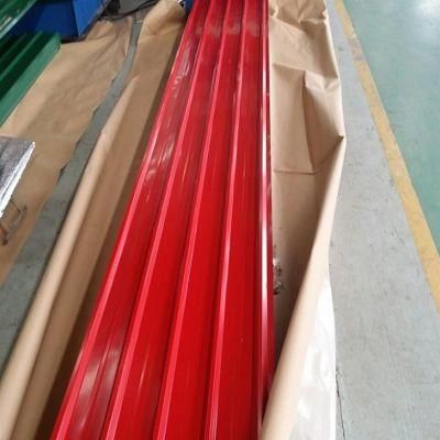 High Quality PPGI Color Coated Roofing Sheet Galvanized Corrugated Steel Sheet Metal for Construction