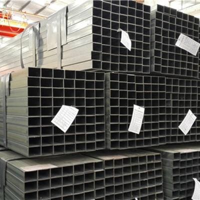 Square Rectangler Galvanized Steel Pipe Pre Galvanized Steel Tube Zinc Pipe