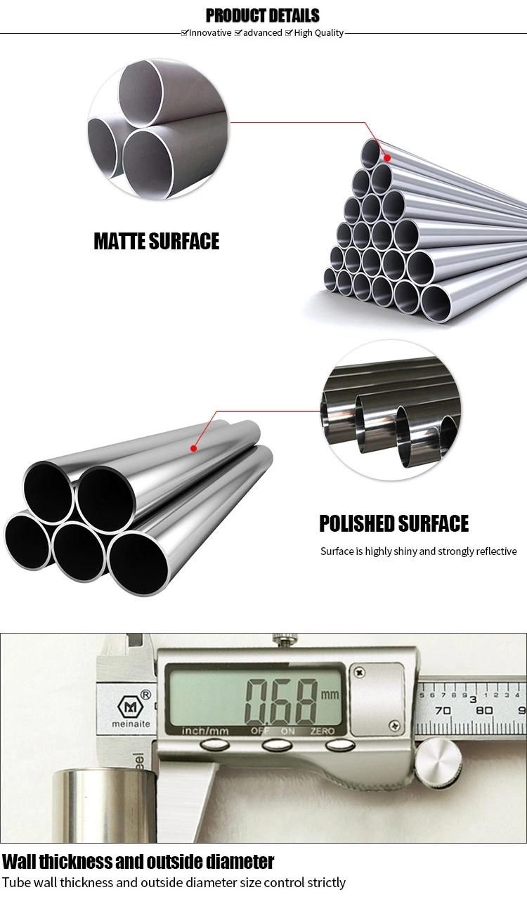 Cold Rolled/Hot Rolled Stainless Steel Pipe for Decoration