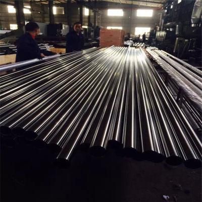 Wuxi Factory Satin Finish Decorative 304 Round Welded Stainless Steel Pipe for Handrail and Mop Making Factory