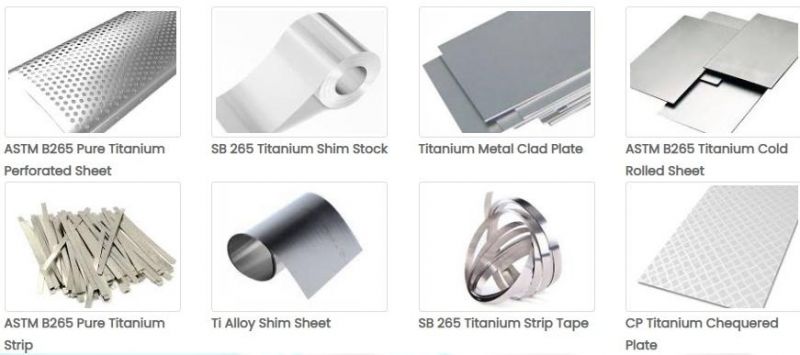 ASTM B265 AMS 4900 AMS 4901 Titanium Plate