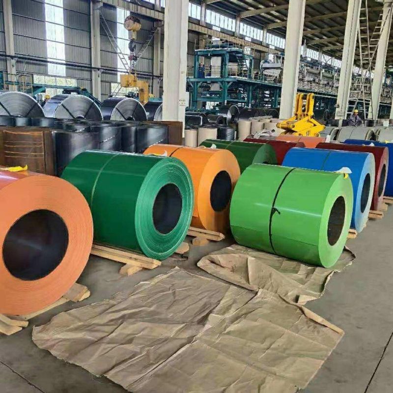 China Supplier 0.6mm PPGI Color Coated Steel Coil for Roofing Sheet