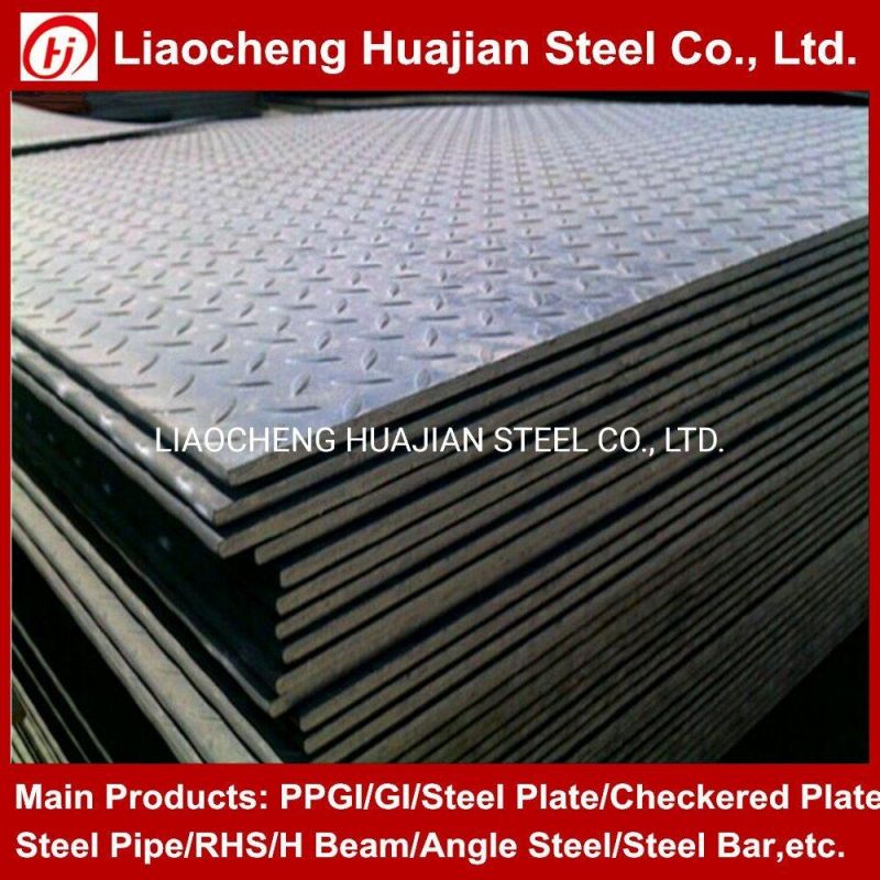 Anti-Slip Chequered Steel Plate Checkered Pattern Plate
