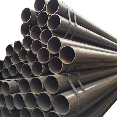 Good Quality Q345 Steel Weld Pipe Sch40 Carbon Steel Pipe ERW Welded Black Round Pipe