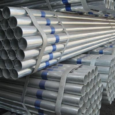 BS1387 Q345 ERW Welded Hot DIP Galvanized/Zinc Coated Steel Pipe/Tube