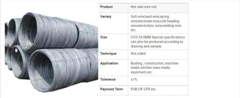 1/6SAE 1006 1008 1012 1015 10181 Steel Wire Rod